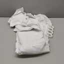 XOGUIBO Farmhouse Shower Curtain with Ruffle Hem Linen White Shower Curtains for Bathroom Country Vintage Rustic Natural Fabric, 72" W x 84" L