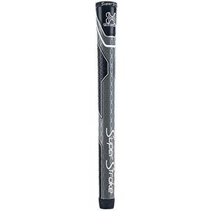 SuperStroke Traxion Tour Golf Club Grip, Midsize, Advanced Surface Texture Improves Feedback and Tackiness and Even Hand Pressure, Black/Gray