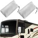 Winter-Proof Insulated RV Mirror Covers for Class A Motorhomes - Waterproof Sun Frost Protection