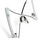 SCITOO Front Right Passenger Side Power Window Regulator with Motor Replacement for 2006-2012 for Ford for Fusion,2006-2011 for Mercury Milan