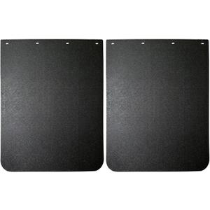 2PCS Universal Heavy Duty Polymer Mudflaps 24x30 Inch, Black Splash Guard Mudflap for Semi Trucks Tractor Trailer