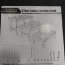 3 Tiered Small Plant Stands Shelf Indoor Outdoor,Wood Flower Pot Stand Holders Rack,Freestanding Corner Ladder Shelves for Plants Succulent Cactus,on Patio,Desktop,Window, Floor Standing Plant Shelf