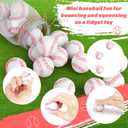 Mini Baseball Stress Balls 20 Packs Mini Baseball Foam Small Foam Squeeze Anxious Toy Sports Stress Ball for Kids School Carnival Reward Baseball Party Decorations Supplies