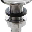 NRC&XRC Marine Grade Stainless Steel Barbed Short Straight Thru-Hull with Nut&Custom Gasket for BoatRSV