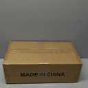 Utility Slim Storage Cart with Wheels, 4 Tier Small Rolling Cart with Wood Top, Metal Kitchen Bathroom Laundry Room Organization Trolley with Handle for Narrow Space - White (9.1 inch wide)