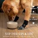 DOK TigerToes Premium Non-Slip Dog Socks for Hardwood Floors - Extra-Thick Grip that Works Even When Twisted - Prevents Licking, Slipping, and Great for Dog Paw Protection - Size Small