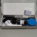 Leebein Electric Spin Scrubber, Cordless Cleaning Brush with 8 Replaceable Brush Heads, Tub and Floor Tile 360 Power Scrubber Dual Speed with Adjustable & Detachable Handle for Bathroom Kitchen Car (White)