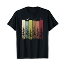 Trees Nature Mountains Adventure Outdoor Wildlife Forest T-Shirt L Size