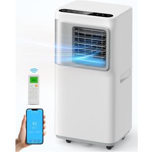 16000 BTU Portable Air Conditioners for Large Room up to 730 sq.ft 5-in-1 Smart AC Unit with WiFi APP/Remote Control, Fast Cooling, Dehumidifier, Quiet Sleep Mode, Window Kit Included