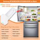 Upgraded RF28HMEDBSR RF263BEAESR RF265BEAESR RF26J7500SR Ice Maker DA97-14474C Refrigerator Ice Bin Replacement Compatible with Samsung Ice Maker Replacement DA97-14474A Ice Tray Ice Bucket Assembly