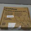 10PC Pliers and Wrench Set with Storage Rack  Includes Locking | Long Nose | Diagonal Cutter | Groove Joint | Linesman & Mini Plier, Carbon Steel Tool Kit for DIY and Home a Gift for Man