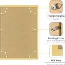 YESKAY 20x28 Picture Frame Gold Set of 3, Display Pictures 16x24 with Mat or 20 x 28 Without Mat, Poster Frames 20x28 for Wall Hanging Horizontal and Vertical
