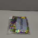 WILLBOND 2 Pcs Mardi Gras Decorations Mardi Gras Tinsel Garland Glitter Green Purple Gold Hanging Fringe Garland for Carnival Party Indoor and Outdoor Tree Decoration,16.5 Feet Each