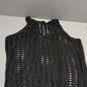 Soul Young Beach Crochet Swim Cover Up for Women Swimsuit Bathing Suit Swimwear bikini Sleeveless Coverup Sexy Dress (XXL, Black)