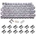 Heavy-Duty 420 Drive Chain - 120 Links for Various 50cc 70cc 90cc 110cc 125cc150cc ATVs, Quads, Go-Karts & Mini Bikes
