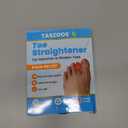 Hammer Toe Straightener - Hammer Toe Corrector for Women & Men - Non-Slip Toe Splint Relief for Hammer, Curled, Crooked, Broken Support (1 Compression Foot Wrap & 1 Strap) (Medium)