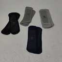 unenow Unisex Non Slip Grip Socks with Cushion for Yoga Pilates Barre Home & Hospital (Small, 4 Pairs-2 Black/Dark Grey/Light Grey)