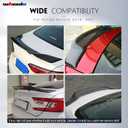 Rear Trunk Spoiler Compatible with 2018-2022 Honda Accord, R Style Duckbill Spoiler Fits for 2018 2019 2020 2021 2022, Exterior JDM High Kick Wing Lip (Carbon Fiber Style)