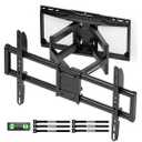 monTEK Heavy Duty TV Wall Mount for 37-90 inch TV up to 165lbs, 4X Load Tested, Full Motion with Dual Articulating Arms, Tool-Free Tilt, Swivel & Extend, VESA 200x100 to 600x400, Fits 12“/16" Studs