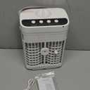 Portable Air Conditioners, Mini Air Conditioner, Personal Air Conditioner, AC Unit Cooling Fan with Remote Control, 3 Speed, 3 Mist, 7 Light,1-3H Timer, Evaporative Air Cooler Fan for Bedroom Office (White)