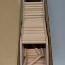 Niteangel Hamster House w/Climbing Ladder for Hamsters Gerbils Mice or Similar-Sized Pets (Secret Peep Tunnel Hamster Hut)