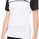 100% Ridecamp Women's Mountain Biking Jersey - All Mountain Riding Apparel (Medium, White/Black)