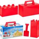 Snow Fort Building Block,Snow Brick Maker, Sand Castle Mold,Beach and Snow Toy Brick Form for Kids,Outdoor Winter and Summer Fun Toys4PCS