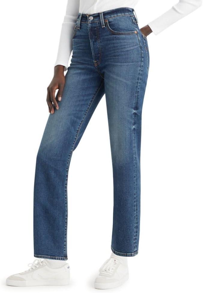 Levi's Women's Ribcage Straight Ankle Jeans (32, (New) Dial Up the Music)