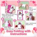 2 x Valentine Cards for Kids Classroom - 6 Pack Pop-Up Valentine's Day Cards with Envelopes & Stickers, Fun Valentine's Day Gifts for Kids, Boys, Girls, Teenagers for School Exchange