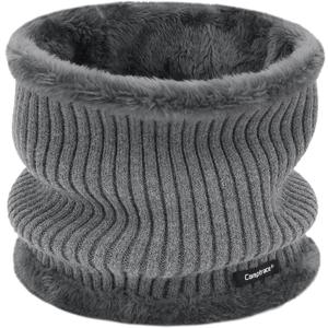 Winter Neck Warmer for Men Women Ski Neck Gaiter Scarf Thick Lined Windproof Scarves