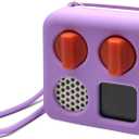 2 x Silicone Cover for Yoto Mini Player, Protective Sleeve Case Compatible with Audio Music Player (Purple)