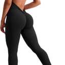 YEOREO Sleeveless Jumpsuits for Women Sexy Backless Gym Bodycon Lizvette V Back Scrunch Butt Rompers (Medium, Black)