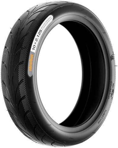 stio 10x2.125 Outer Tire Compatible with Ninebot by Segway Kickscooter F25/F30/F40/F65/D18W/D28U/D38U 10 Inch Non-Slip Scooter Tyre Replacement Original Accessories 1PC