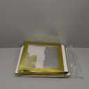 4 Pcs Prom Boxes with Letters 11.8 x 11.8 x 11.8 Inch Clear Prom Balloon Boxes Transparent High School College Graduation Party Favors Supplies(Gold)