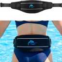 YOTAN Swim Belt for Adults, Flotation Belt with Reflective Strips, Adjustable 3 Section Buoyancy Flotation Swimming Belts, Pool Exercise Equipment for Water Aerobic, Aqua Jogging, Low-Impact Workout, L