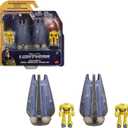 Mattel Disney Pixar Lightyear Hyperspeed Series Zyclops Space Pod Battle Damage & Zyclops Figure, 3.78 Inch Long Vehicle & 1.75 Inch Figure, Toy 4 Years & Up