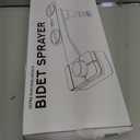 Bidet Attachment for Toilet, Ultra-Slim, Self Cleaning, Dual Nozzle, Feminine & Posterior Wash, Fresh Cold Water Sprayer, for Existing Toilets Seat, Baday Beday Badette Bedette, Silver