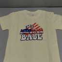Habudda Boys 4th of July Shirt, Girls Kids Toddler 250th USA Shirts, Red White and Blue American Flag Patriotic Tee 2T-8T