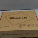 Washing Machine Drain Pan Silicone mat  30x33 Inch Non-Slip Waterproof Washer Drip Tray, Anti-Vibration Soft Mat for Under Dryer or Washer, Floor Leak Protector for Laundry Room (Gray)