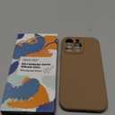 LOVE 3000 Designed for iPhone 15 Pro Max Case, Premium Silicone with [Soft Anti-Scratch Microfiber Lining] Shockproof Protective Phone Case for Men Women Girls 6.7", Light Brown