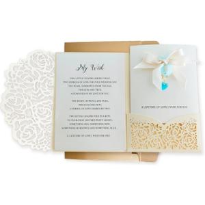 Wedding Day Card for Daughter, Gift Card for Daughter on Wedding Day, Bridal Shower Mother to Bride Gift Card, Wedding Gown Charm, Bridal Bouquet Charm, Something Blue