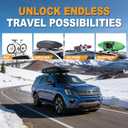 Zorik Roof Rack Cross Bars for Ford Expedition/Max 2018-2026 & Lincoln Navigator 2018-2024, 2.1mm Thickened Aluminum Crossbars, No-Drill Cargo Carrier for Kayak Luggage, Low Wind Noise, 2 Bonus Straps