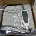 ZOMISIA Cat Heating Pad - 11 Adjustable Temperature and 25 Timer Options, Heated Cat Bed Indoor with Chew-Resistant Cord for Small Dogs, 18x18 Inch, M