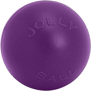 Jolly Pets Push-n-Play Ball Dog Toy, 10 Inches/Large, Purple