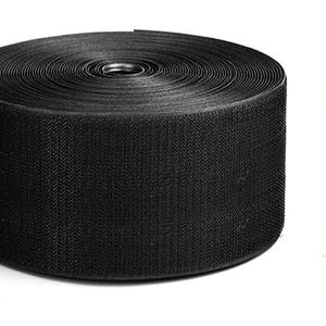 4'' Wide 5 Yards Long Heavy Duty Hook & Loop Cable Tie Cord Wrap Fastener Nylon Power Cord Management Wire Organizer Strap Reusable Cut 
