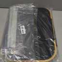 SpaceAid Laundry Hamper with Lid, 110L Large Tall Clothes Basket Bin with Bamboo Handles, Collapsible Laundry Hamper for Bedroom, Bathroom, Dorm, Laundry Room - Black