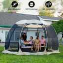 Alvantor Pop Up Screen House Gazebo with Mosquito Netting, Instant UV Resistant Sun Shelter for Patio & Backyard, Portable Canopy Tent for 2-10 Person