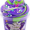 Soft Puff Slime Like ice Cream,Non-Sticky,Mess-Free, Stress Relief, Non-Toxic&100% Safe-Toys for Kids Classroom Reward, Boys and Girls Birthday & Party Favors Gifts,Scented,ASMR-Purple Grape