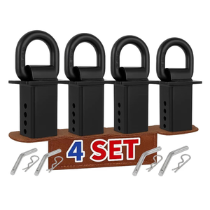 Stake Pocket D Rings Heavy Duty 18000lbs Trailer Tie Down Anchors 4Pack