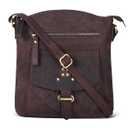 Oak Leathers Leather Crossbody Bag For Women With Adjustable Sling Strap - Medium Size Crossover Shoulder Handbag Purse